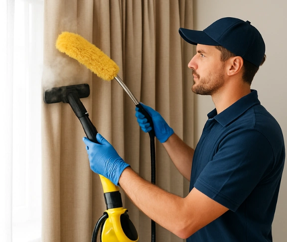 Trusted residential curtain cleaning technician Matty Curtain Cleaning mount-keira-nsw QLD